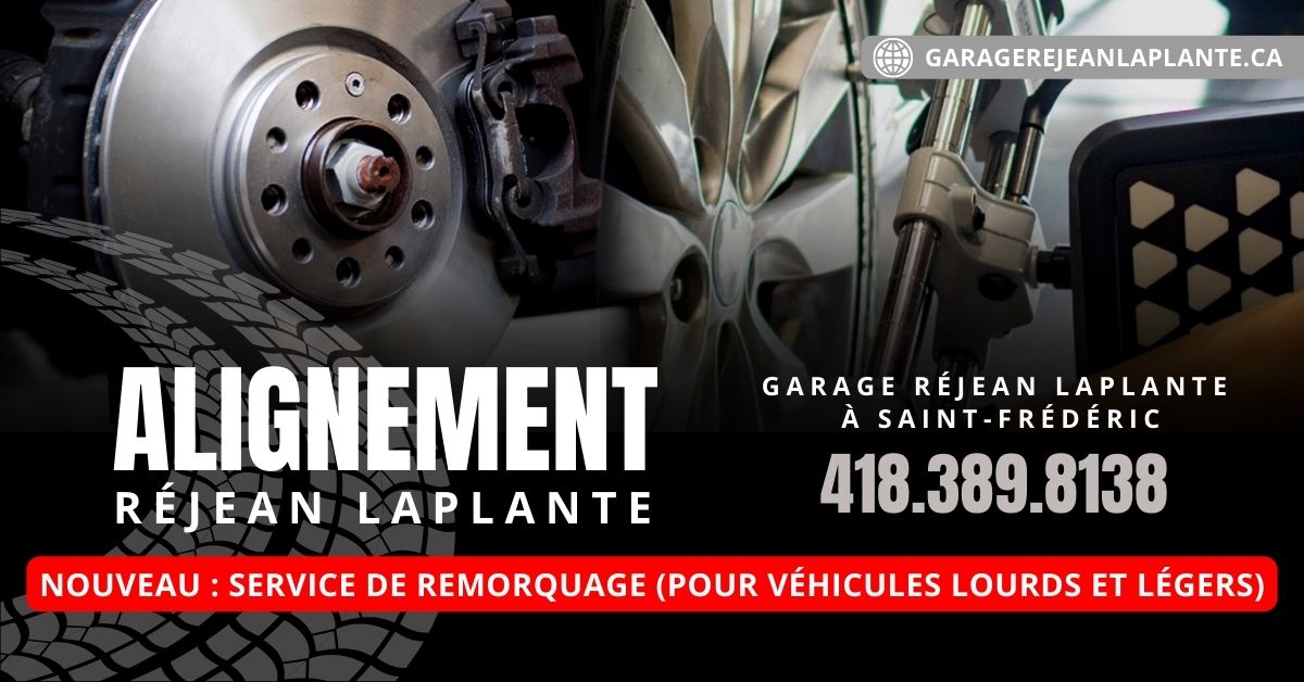 Alignement Réjean Laplante Garage Beauce Unipro 3