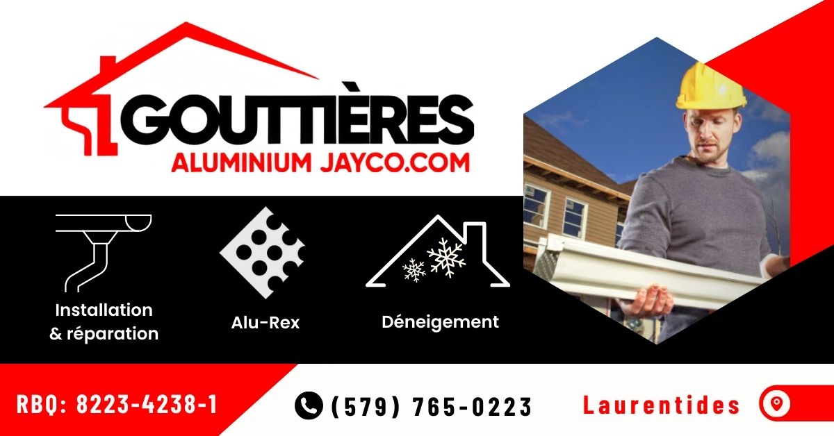 Gouttières Aluminium JAYCO