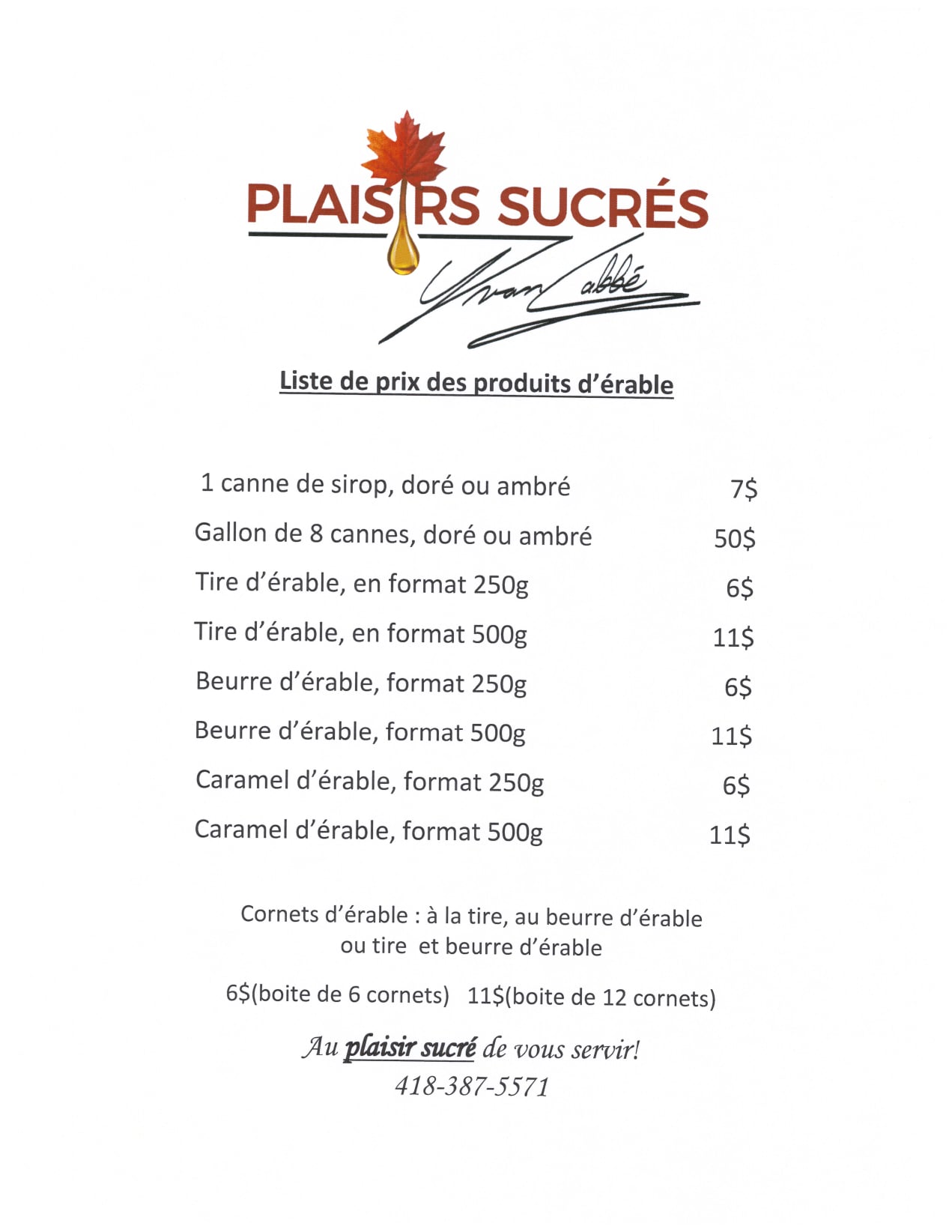 Plaisirs Sucrés Yvan Labbé 5