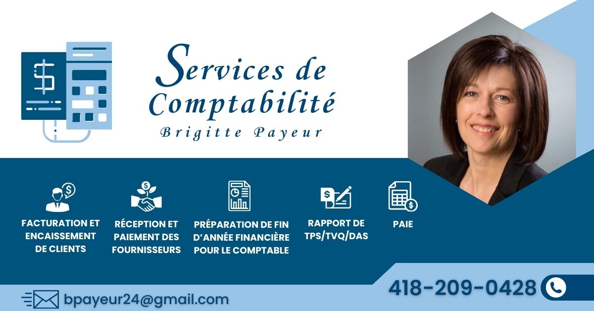 Services de Comptabilité Brigitte Payeur bandeau