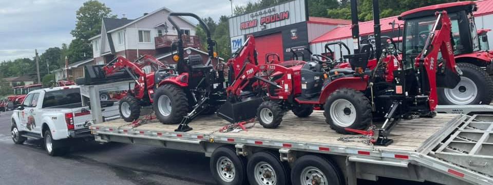 garage remi poulin concessionnaire tym , mccormick, metavic, machinerie agricole, chargeuse à bois, tracteurs usagés en Beauce