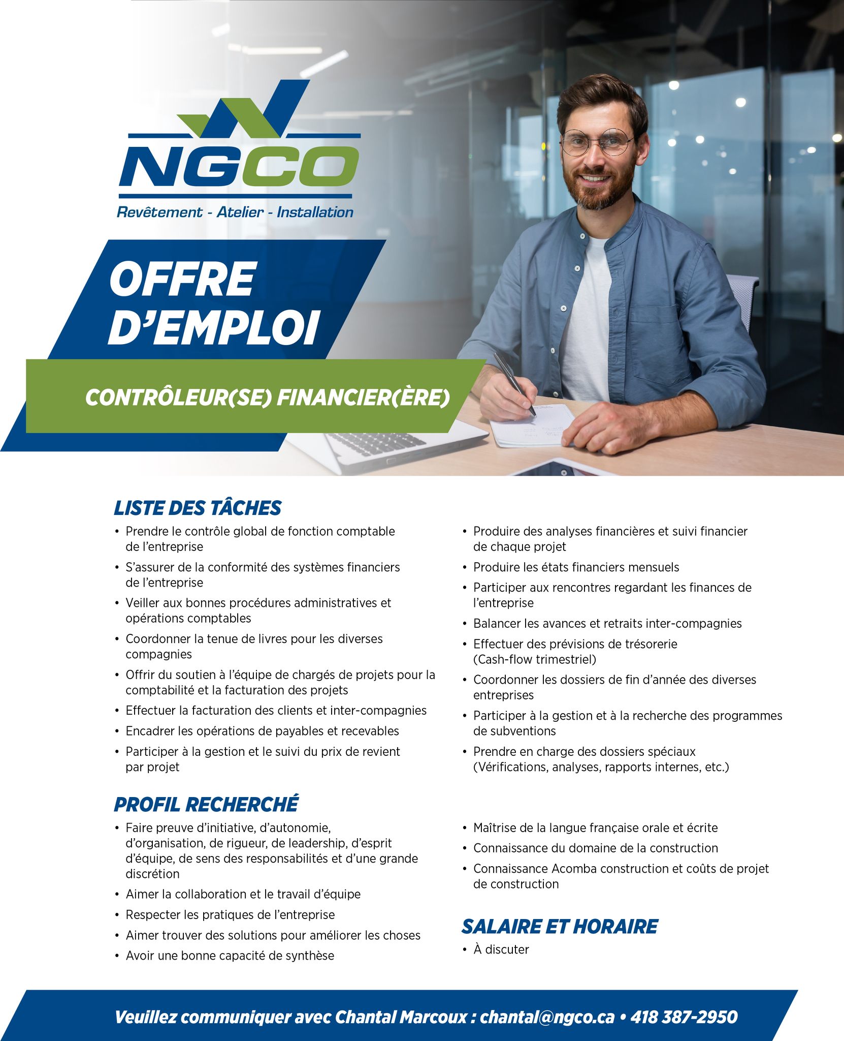 ngco assistante administrative