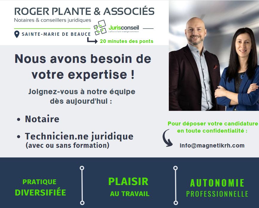 offre emploi roger plante associés